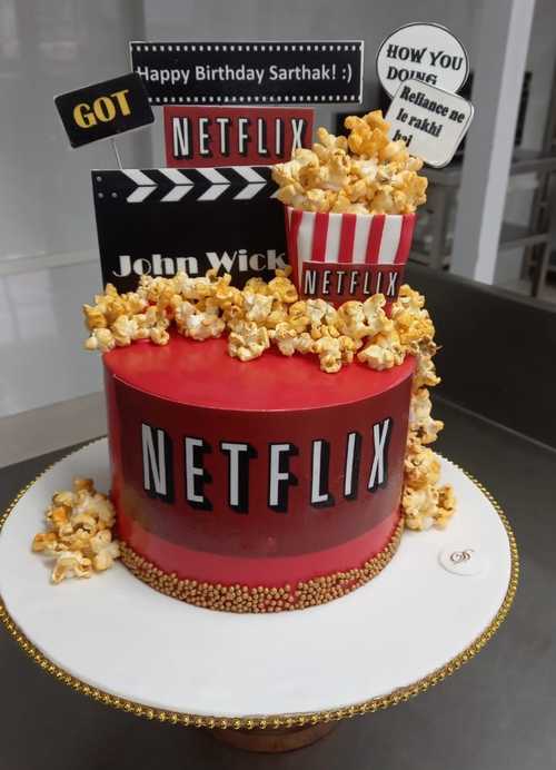 Netflix-Theme Cake-3D