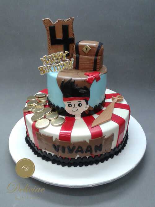 Pirate Kids Birthday Cake