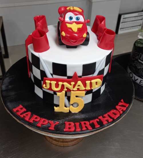 Car Theme Birthday Cake