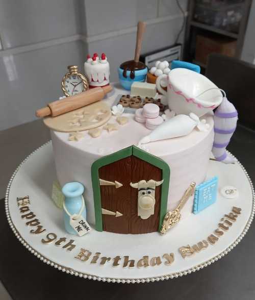Girls-Birthday-3D-Cake-Online