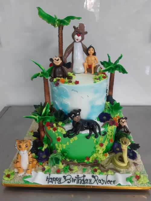 Animal Water Theme Cake