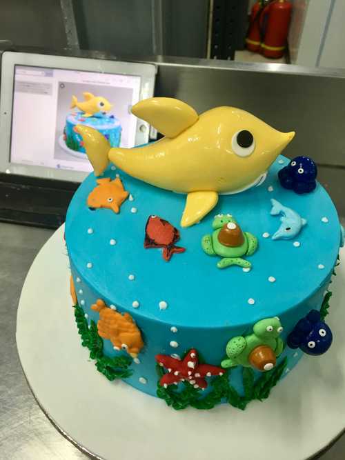 Water Theme Cake Online