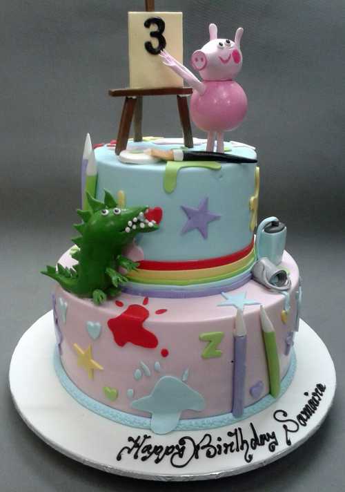 Peppa Pig Theme Cakes