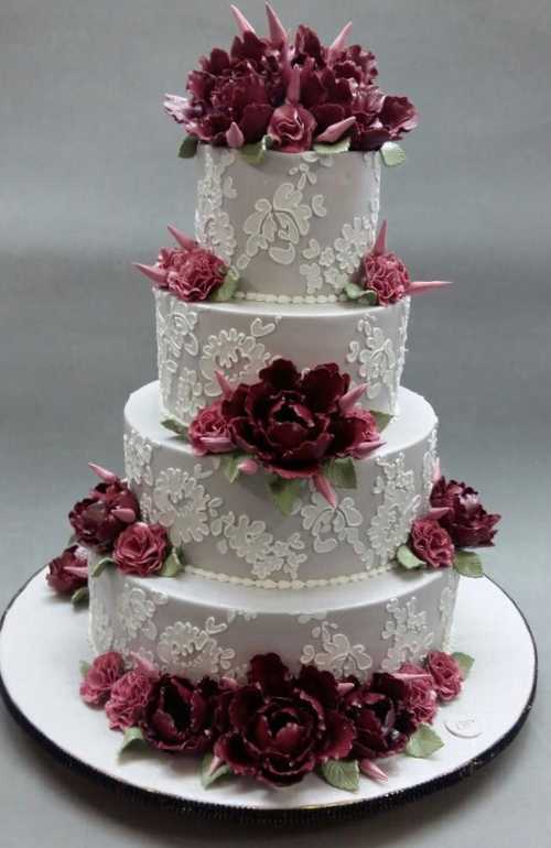 Multi-Tier-Floral-Cake-Online