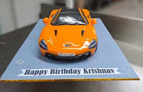 Car Theme Birthday Cake