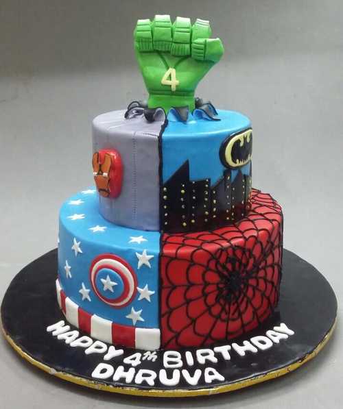 Marvel Birthday Cake Online
