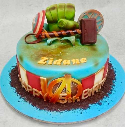 Avengers-Theme-Cake