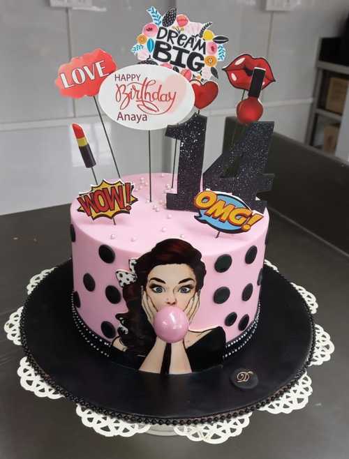 Girls-Birthday-3D-Cake-Online