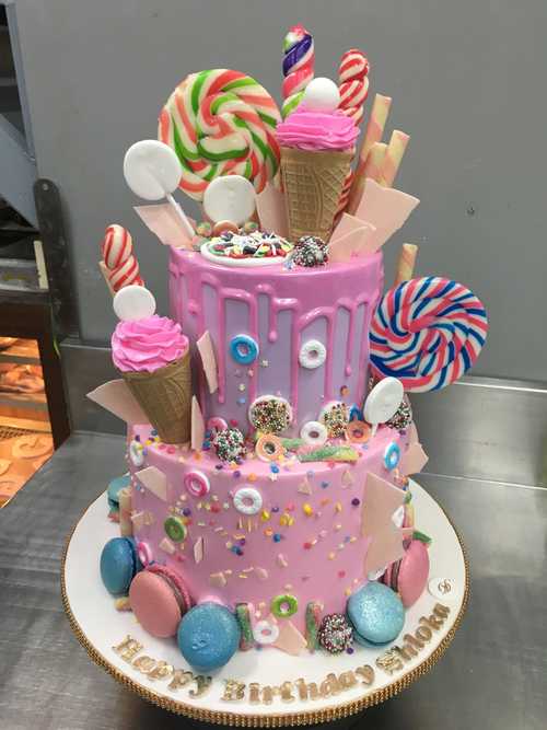 Candy Theme Birthday Cake