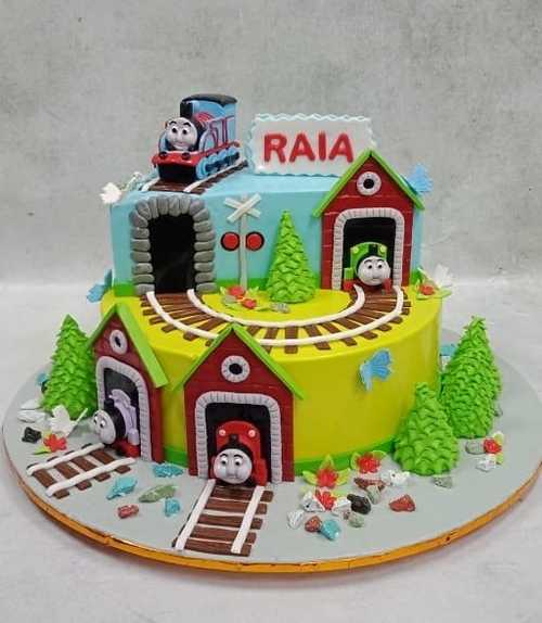 Car Theme Birthday Cake