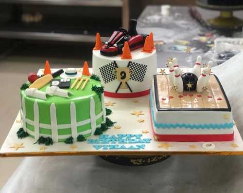 Sports-Theme-Cake-3D