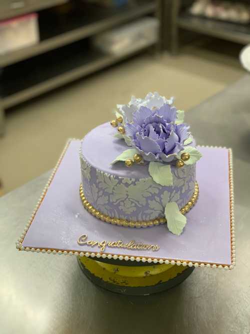 Customised Floral Cake