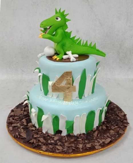 Dinosaur Theme Cake