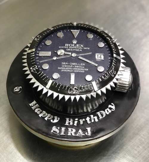 3D Rolex Watch Cake