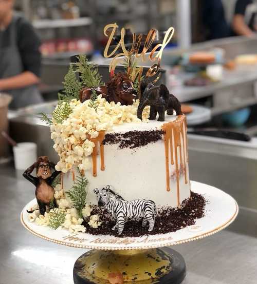 Jungle Theme Cake 3D
