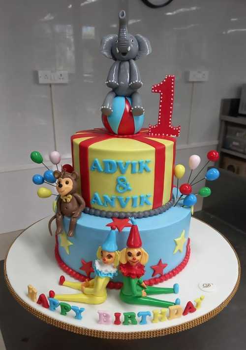 Circus Theme Cake